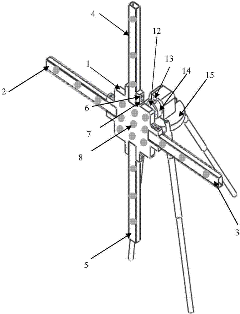 Flexible calibration device for calibrating wind tunnel vision measurement system