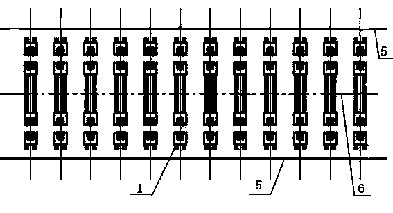 Ballastless track construction method with sleepers arranged firstly and rail panel assembled later