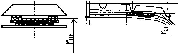 Load-bearing inflatable radial tire