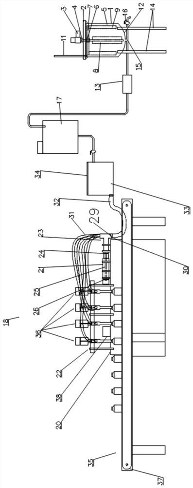 Snow honey production and filling integrated assembly line, production method and snow honey product