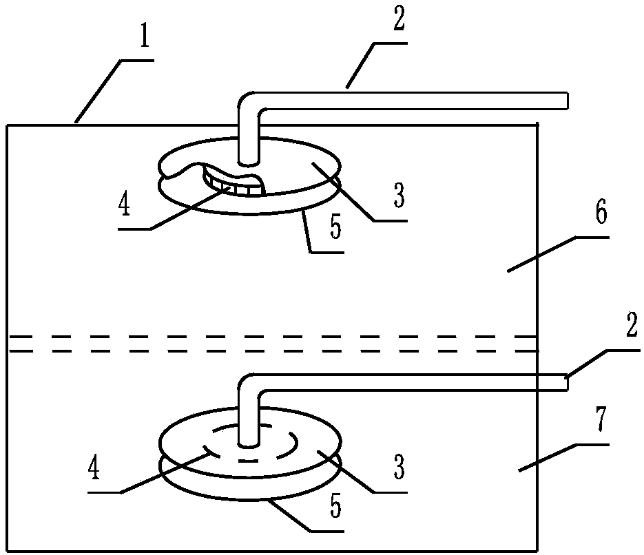 Automatic-rotation low-disturbance water distribution-type automatic-control intelligent water cool storage system and using method thereof