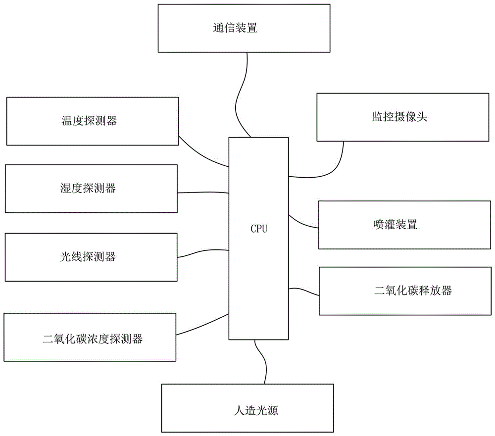 Visible vegetable greenhouse environmental monitoring system