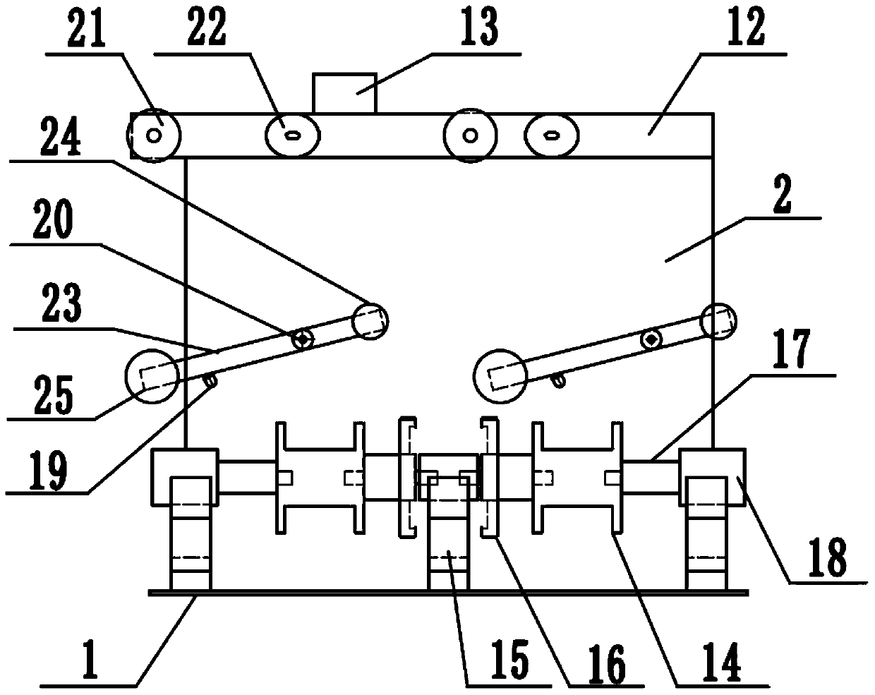 Automatic shielding wire paying off device