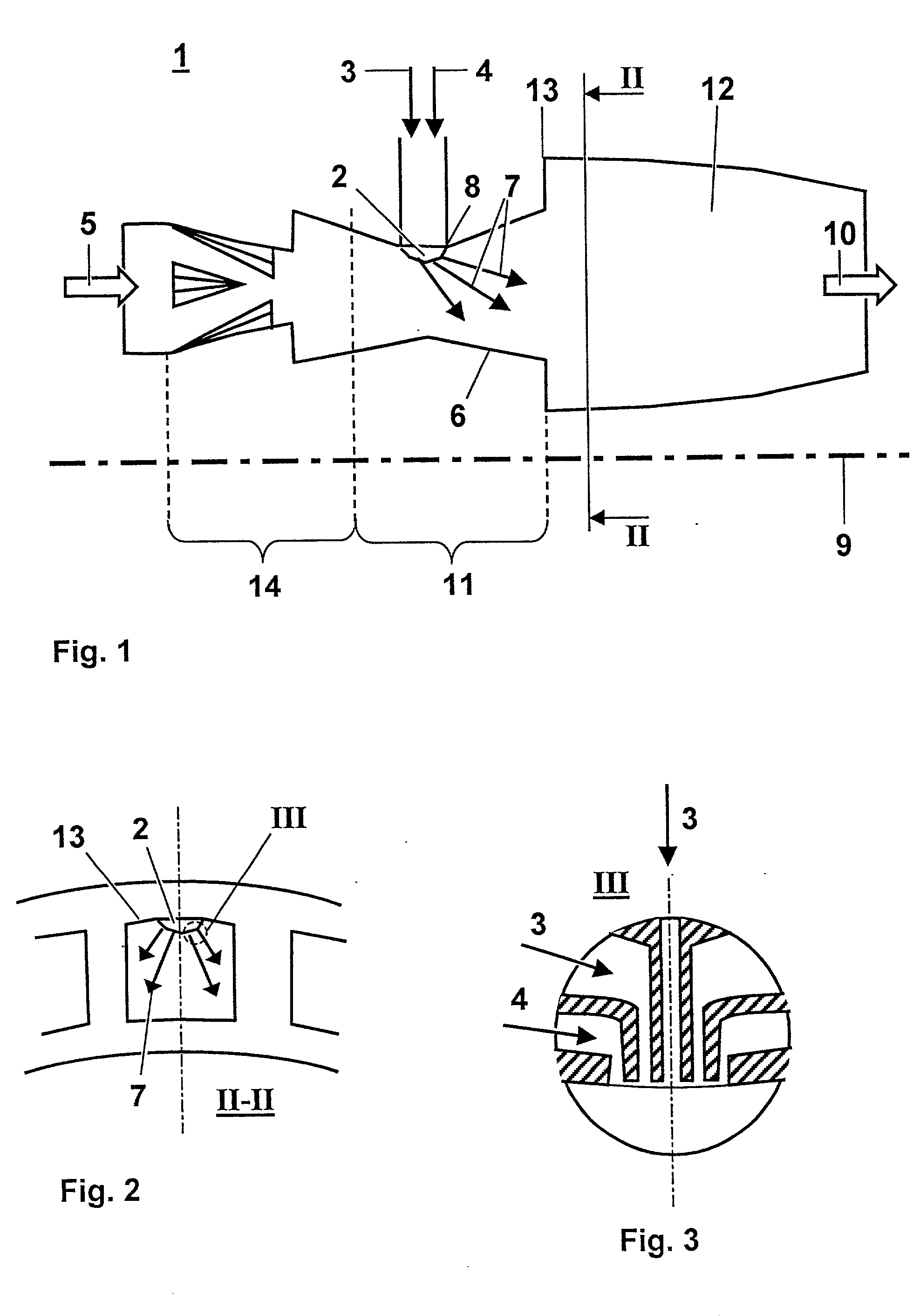 Combustion chamber and method for operating said combustion chamber