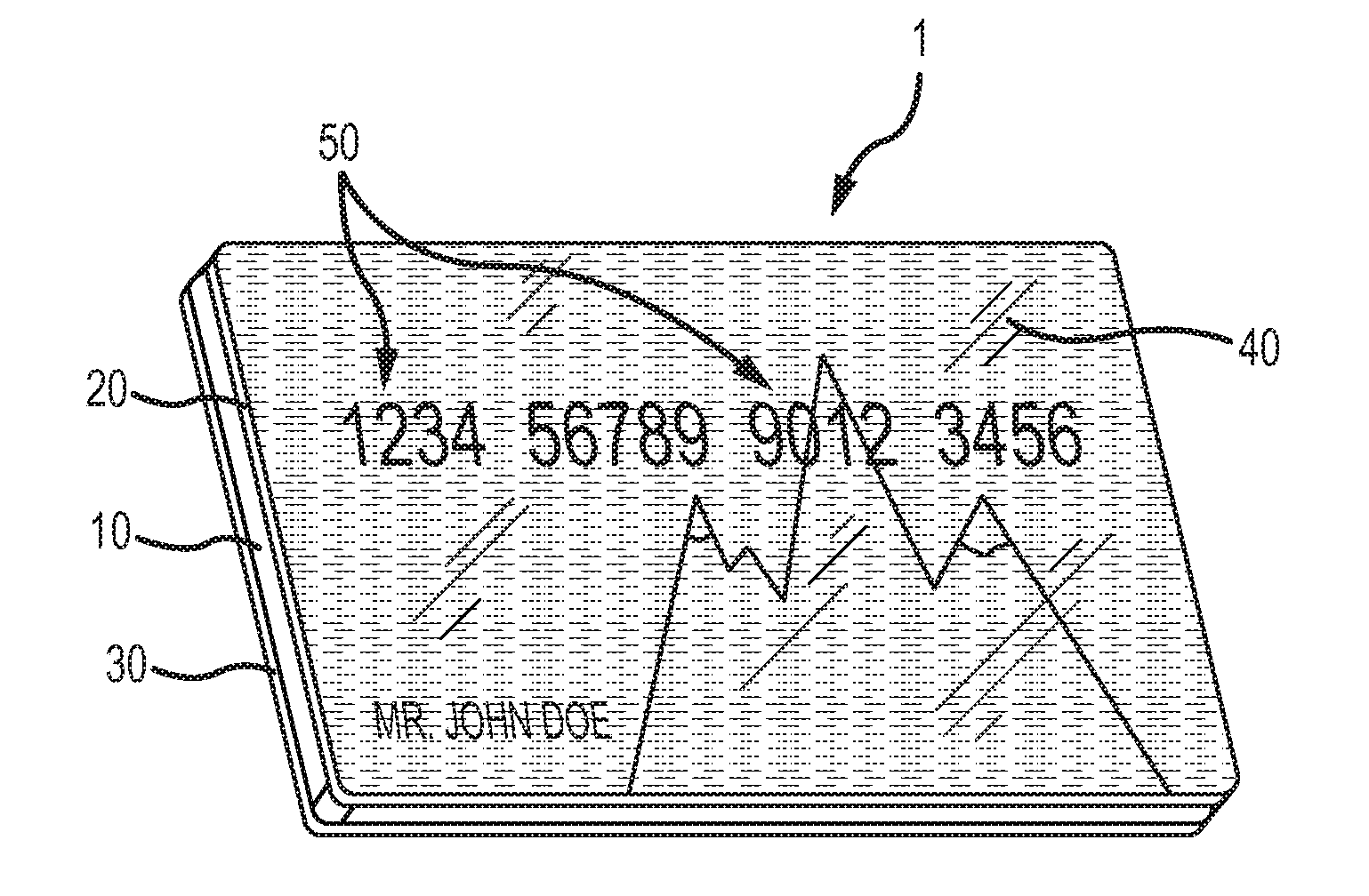 Multi-metal layered card