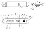 Fin-imitating power distribution diving robot