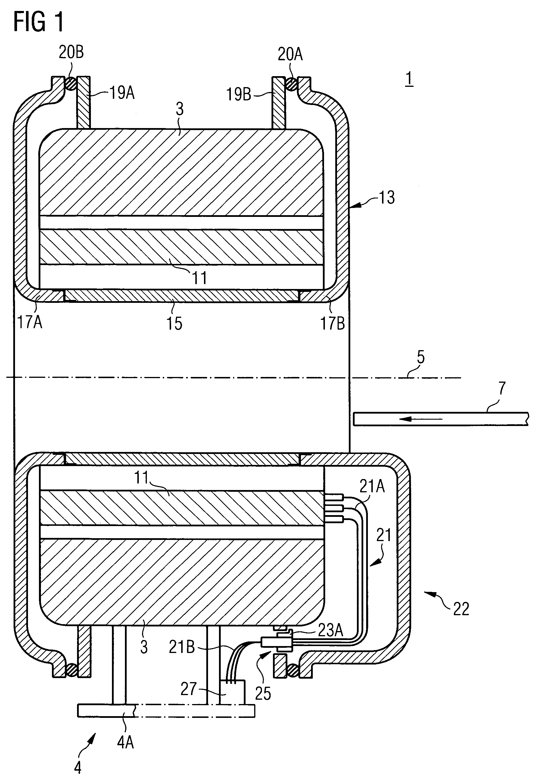 Vacuum housing for a magnetic resonance apparatus