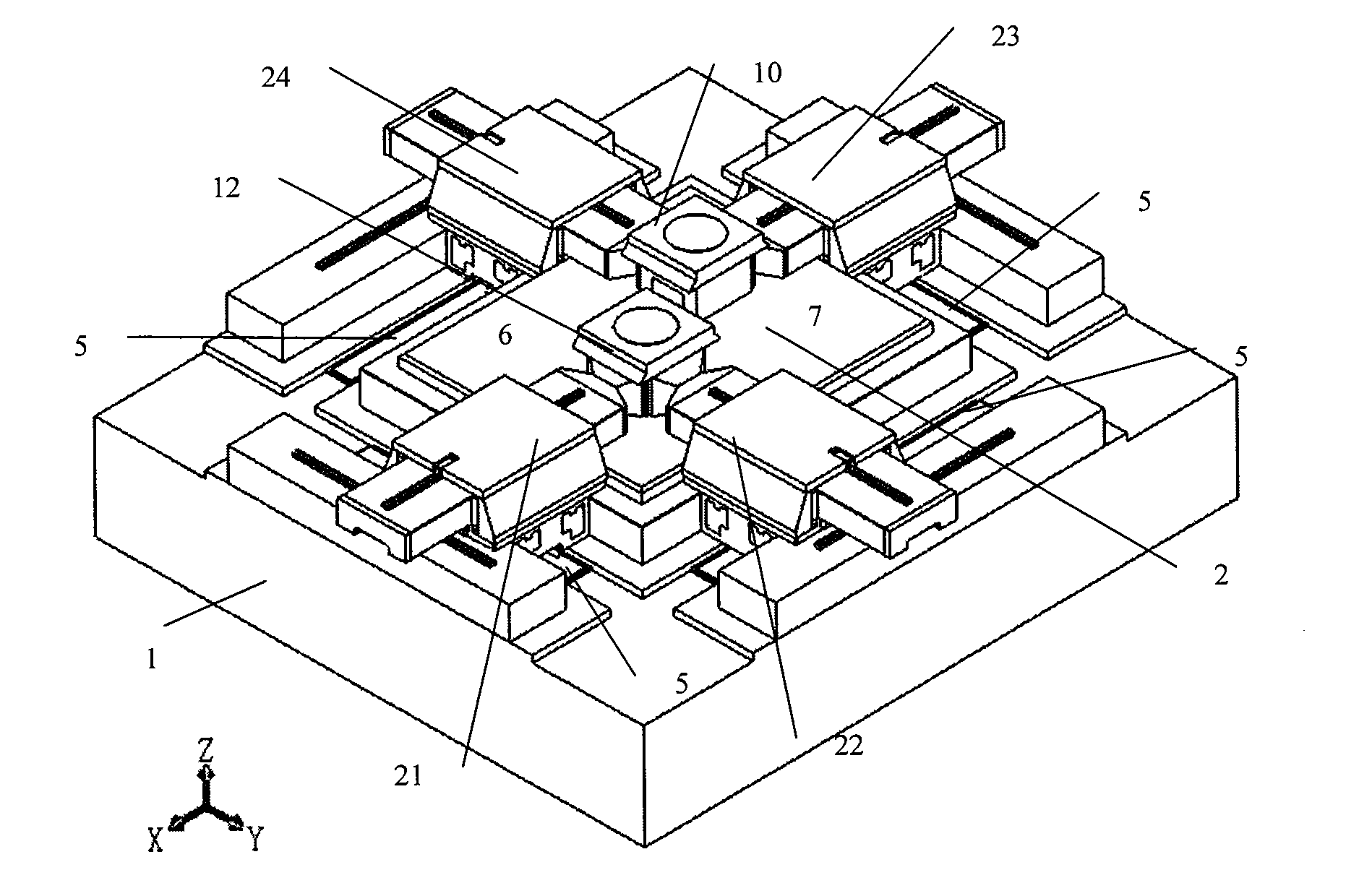 Dual-stage switching system for lithographic machine