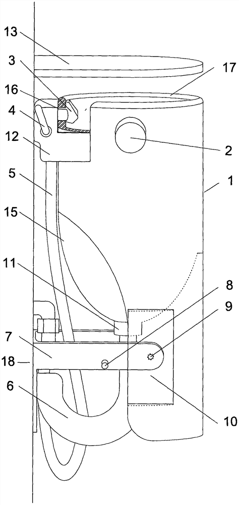 Foldable urinal