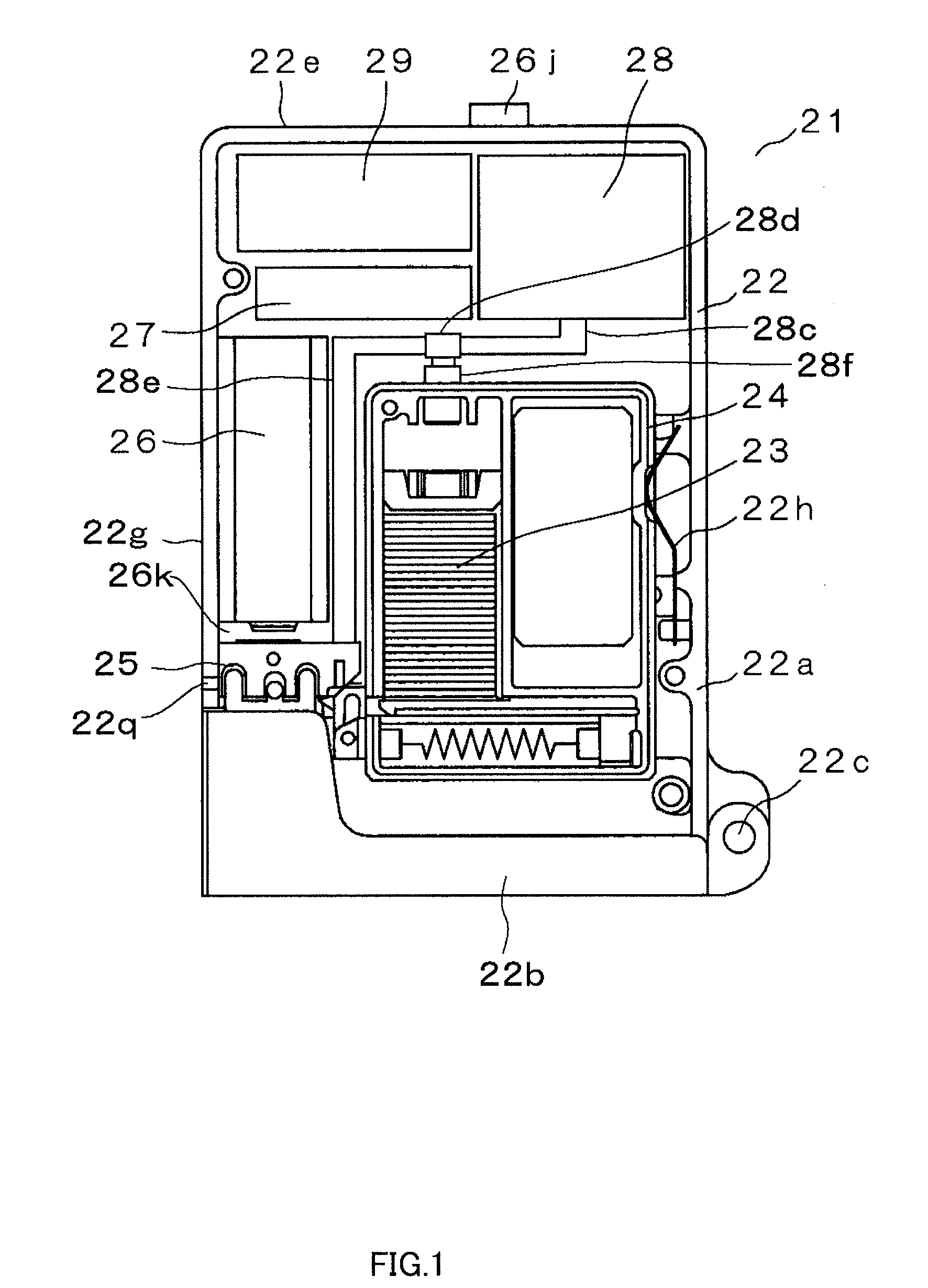 Blood test device