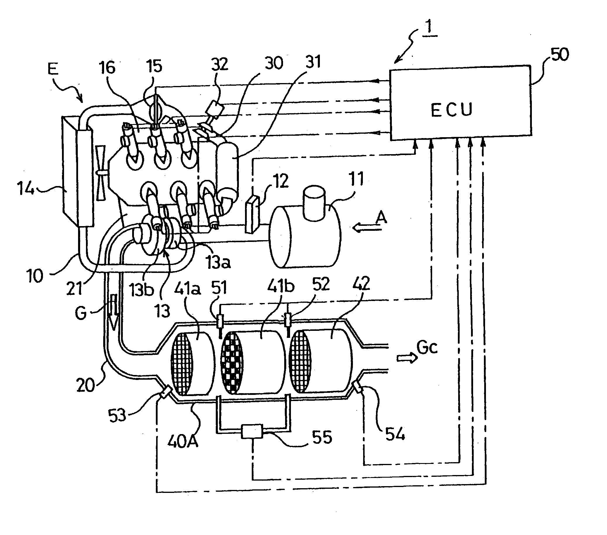 Exhaust gas purifying method and exhaust gas purifying system