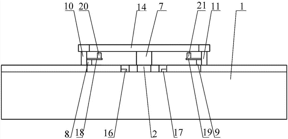 T-type dual-cantilever beam-type single-pole double-throw switch