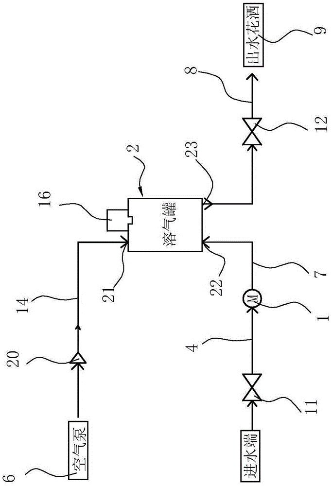 Method and device for generating microbubble water