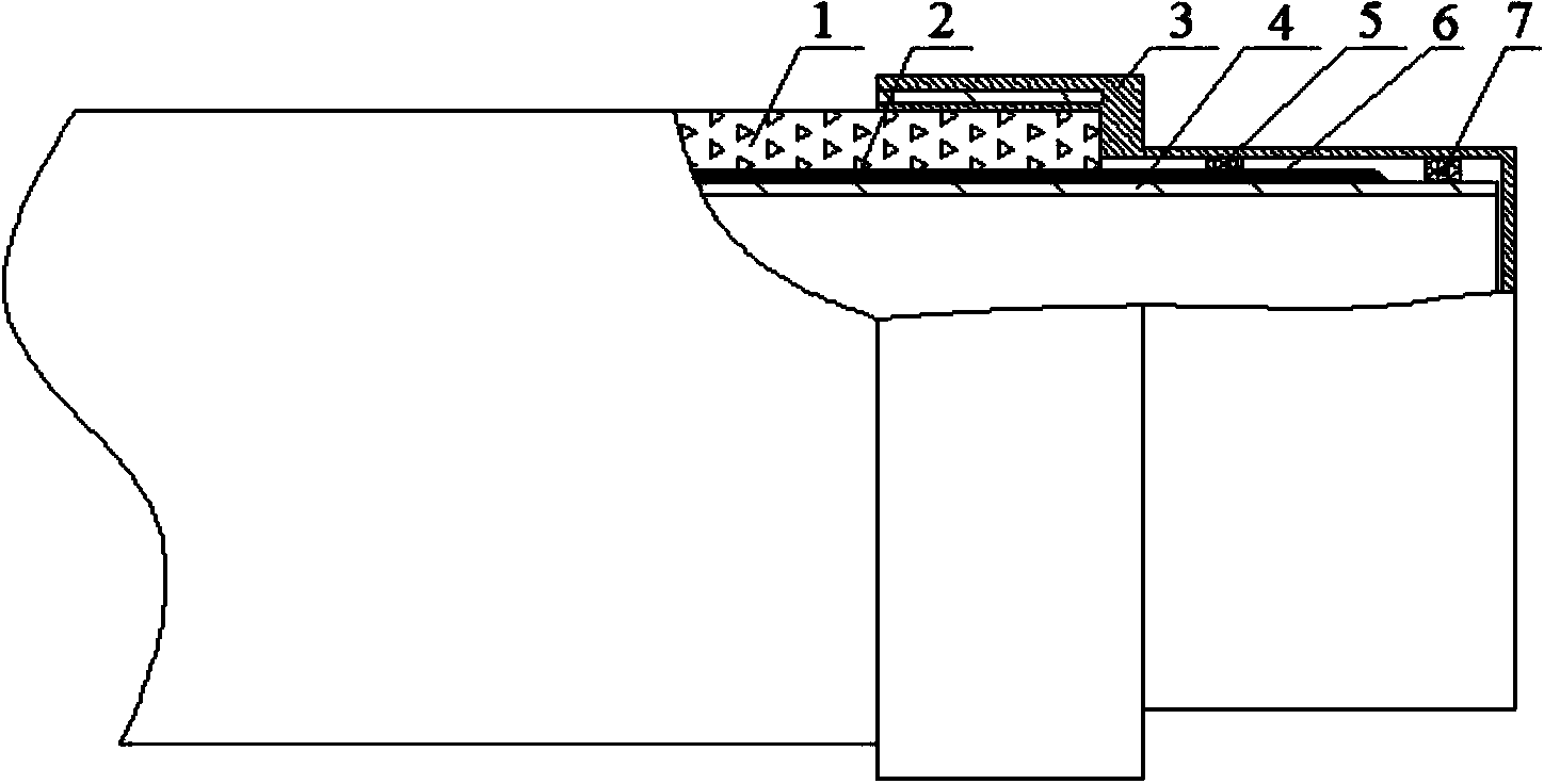 Protecting structure for coated and weighted sea pipe and protecting method