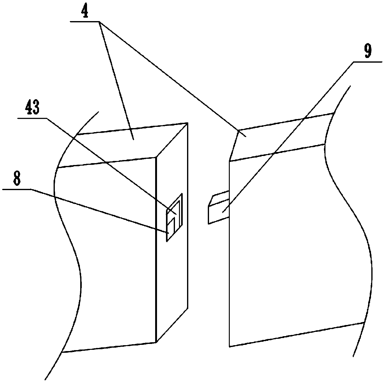 Refrigerator with automatic door opening and closing device