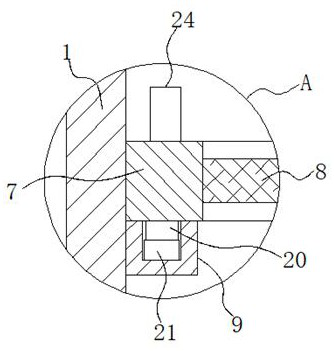 Water-saving irrigation device for highway greening isolation belt