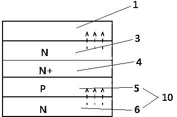 Graphene double-junction solar battery and preparation method thereof