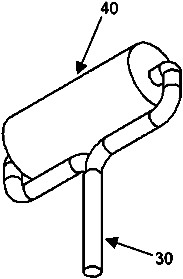 Linkage mechanism for foot massager