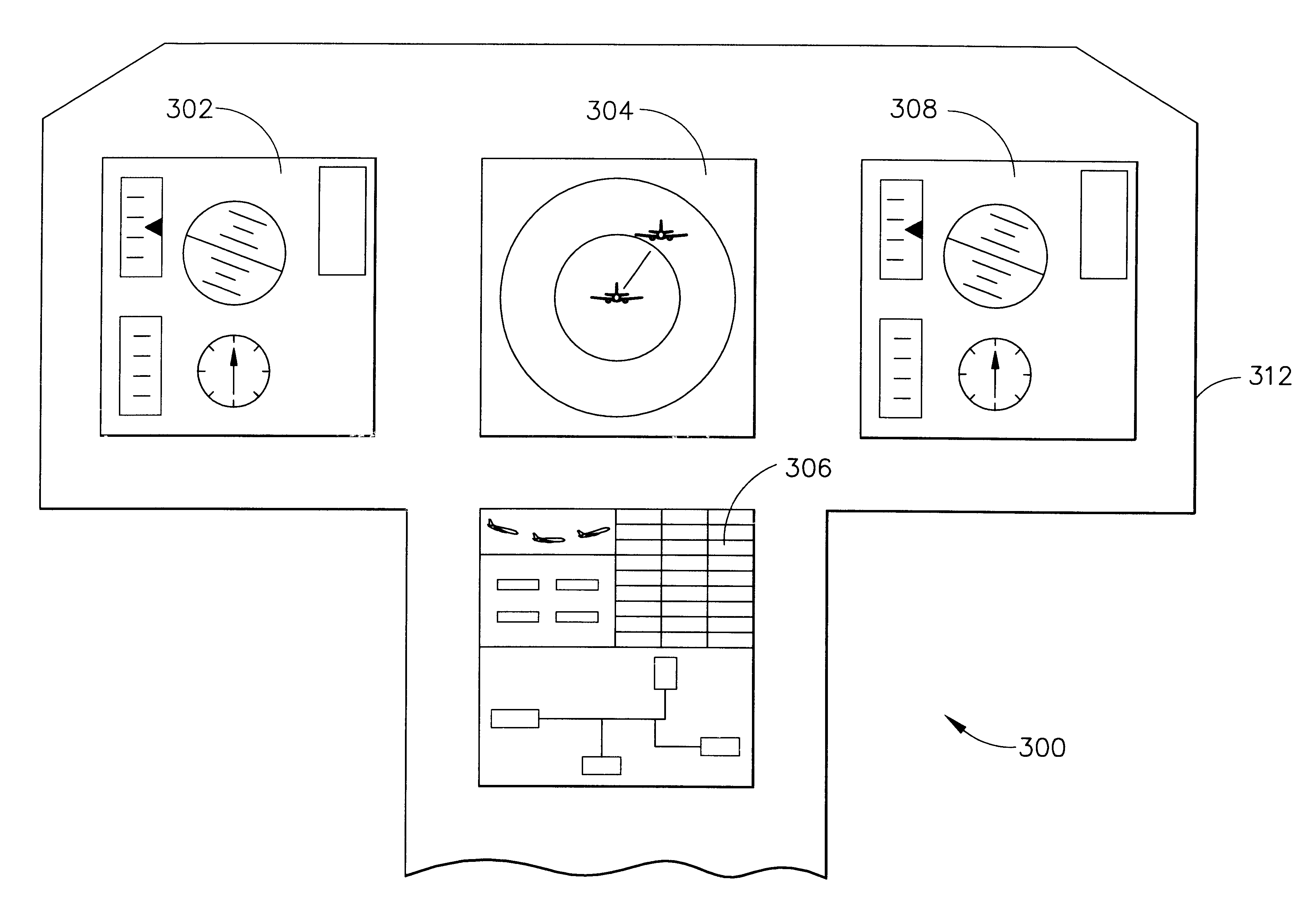 Cursor management on a multiple display electronic flight instrumentation system