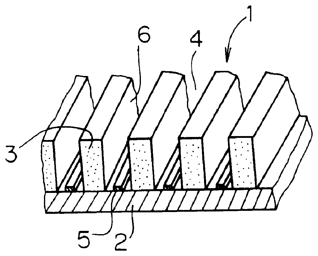 Method for manufacturing flat plate with precise bulkhead, flat plate with precise bulkhead, method for manufacturing plasma display unit substrate and plasma display unit substrate