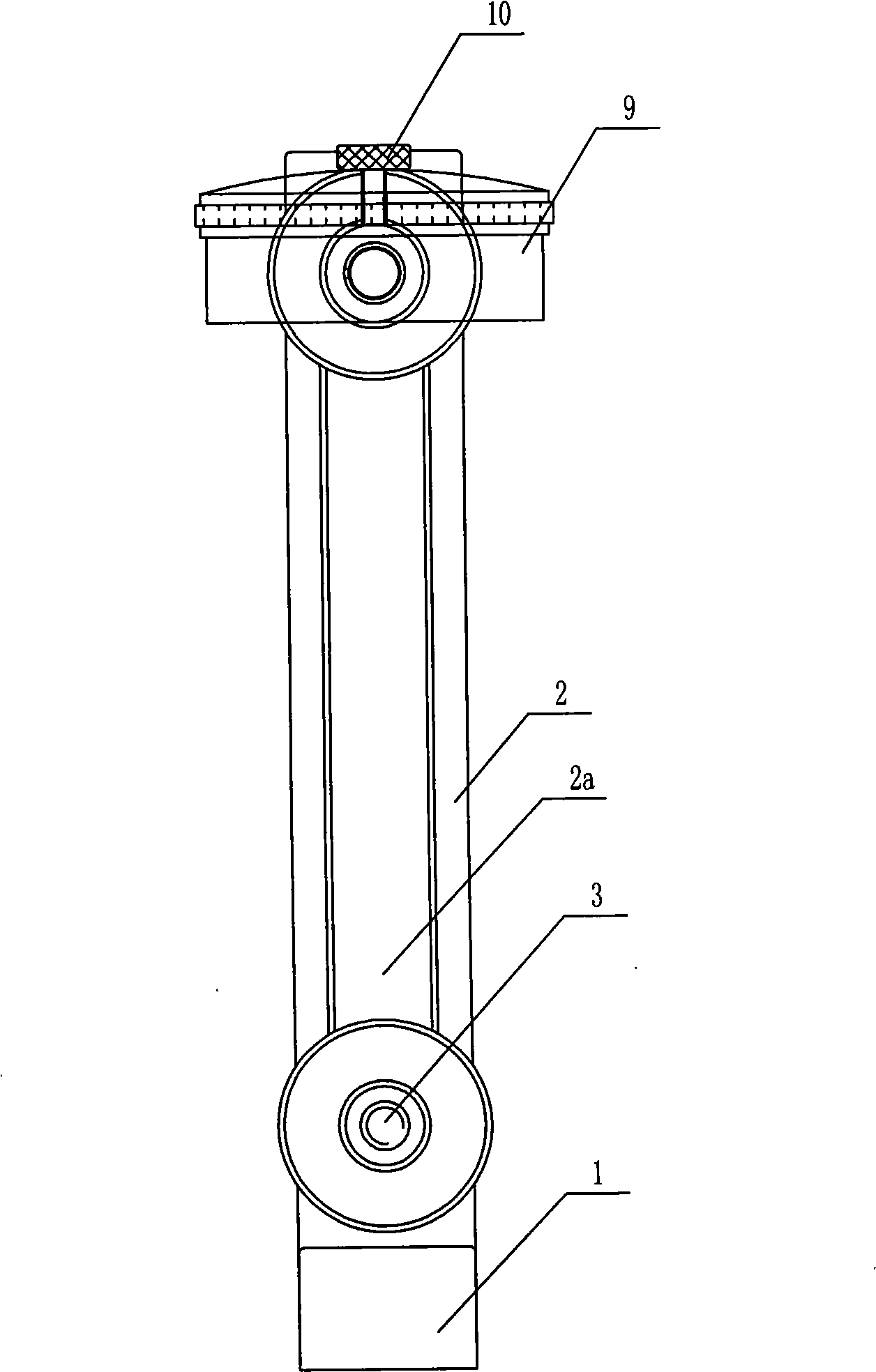 Device and method for measuring verticality