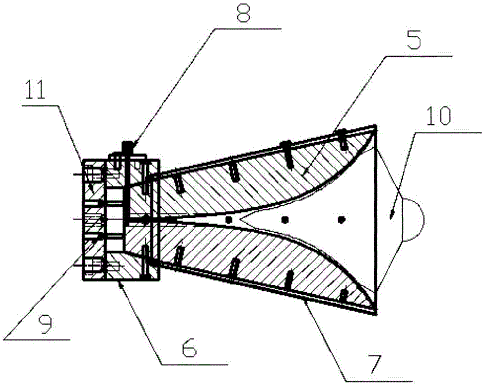 Dielectric-loaded based ultra wide band compact field feed source