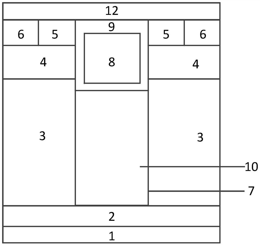 A deep trench dmos device