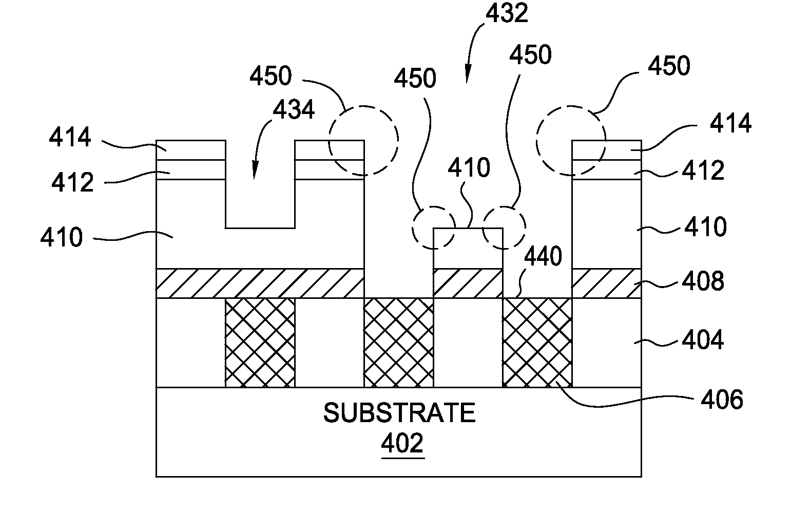 Methods for etching a dielectric barrier layer in a dual damascene structure