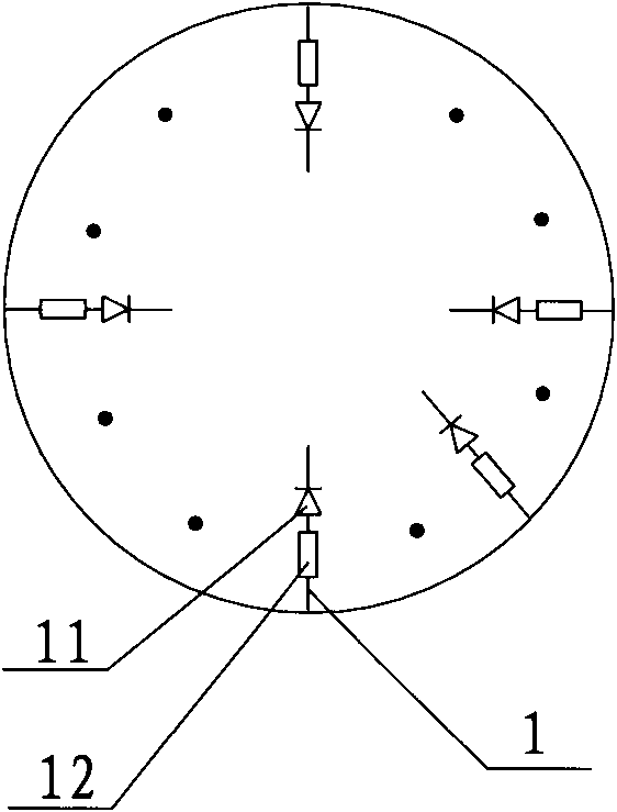 Branch state monitoring method and device of rotary rectifier