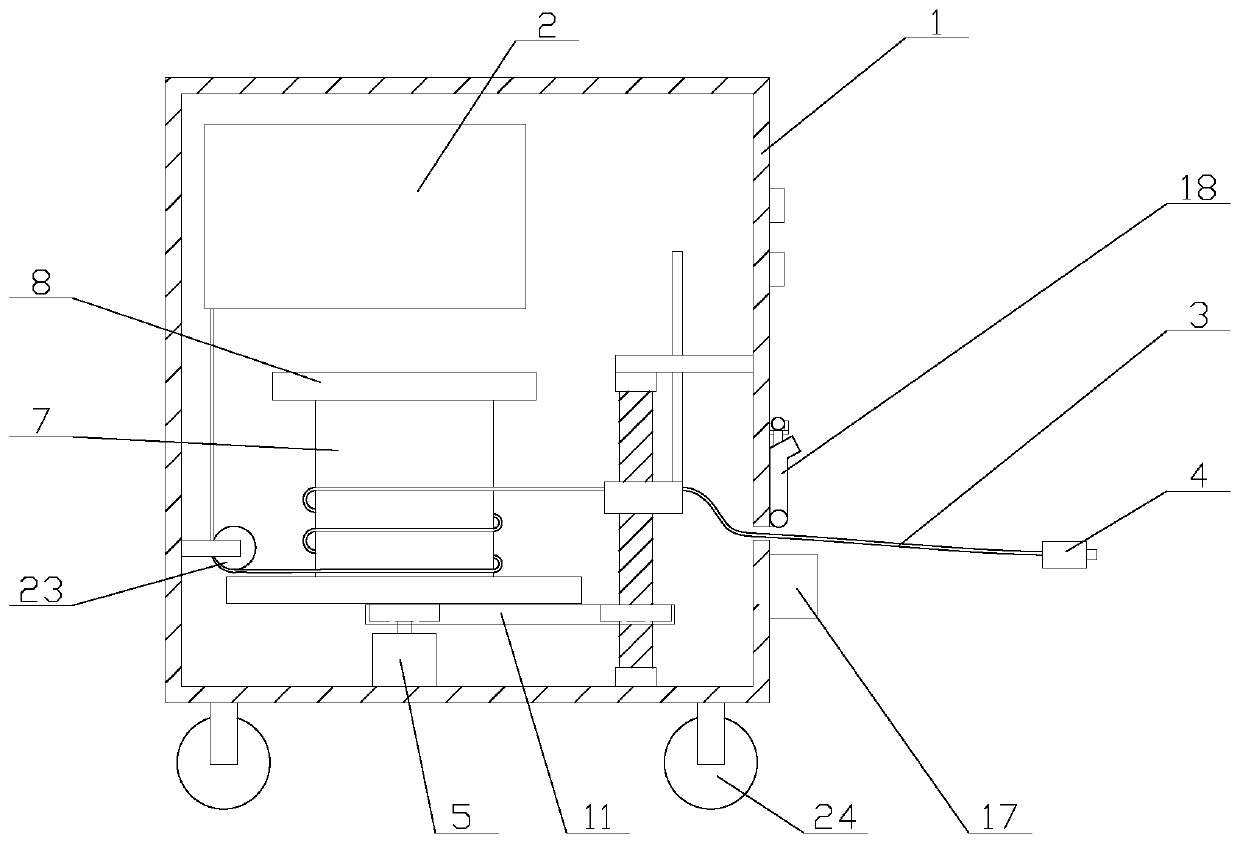 Software test system with storage and arrangement functions