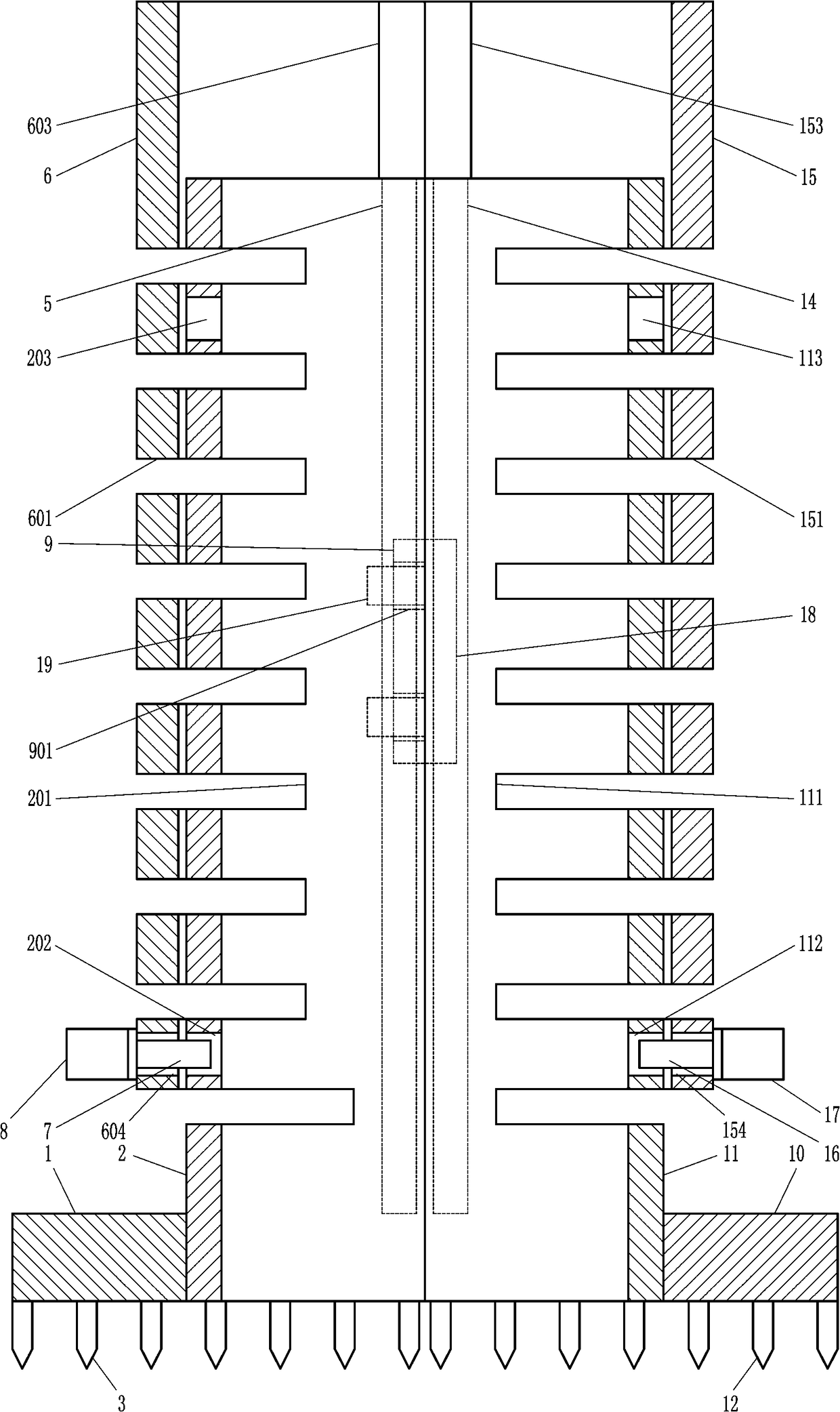 Protecting device for protecting nursery stock against animal bites