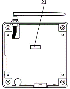 SAW temperature measurement system for switch cabinet