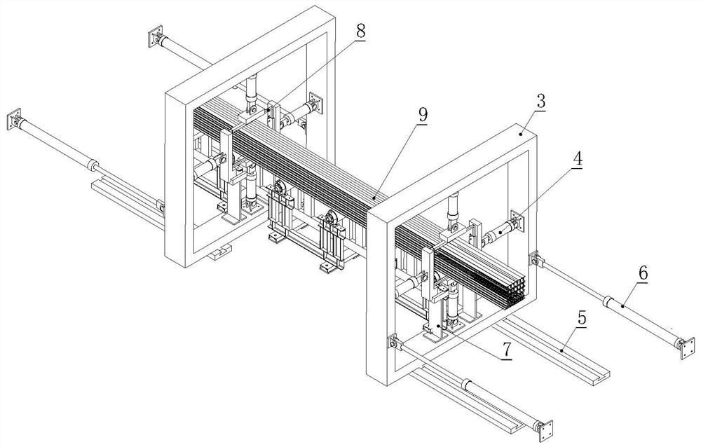 Energy-saving section steel strapping device