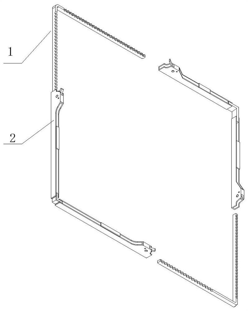 Energy-saving section steel strapping device