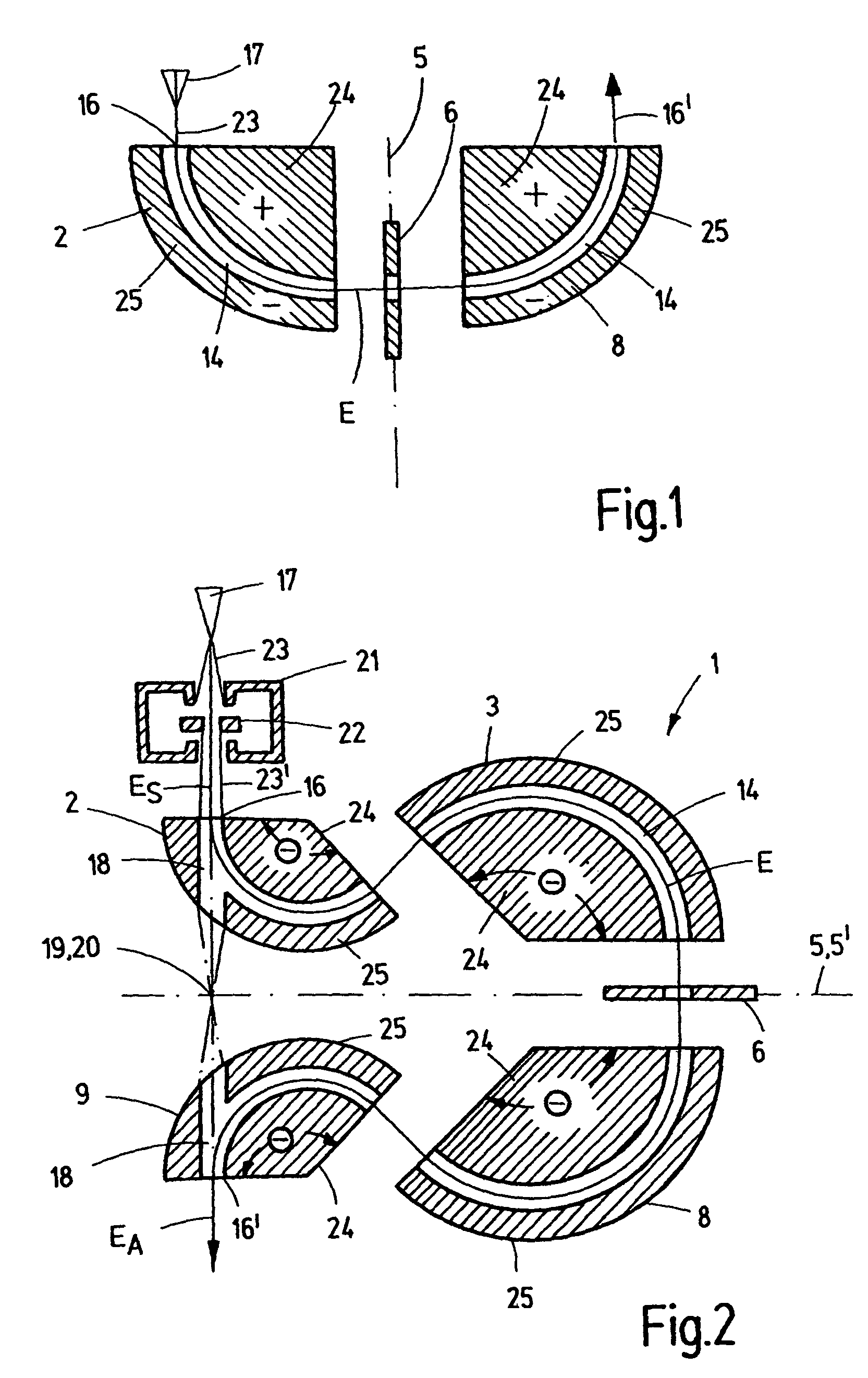 Monochromator and radiation source with monochromator