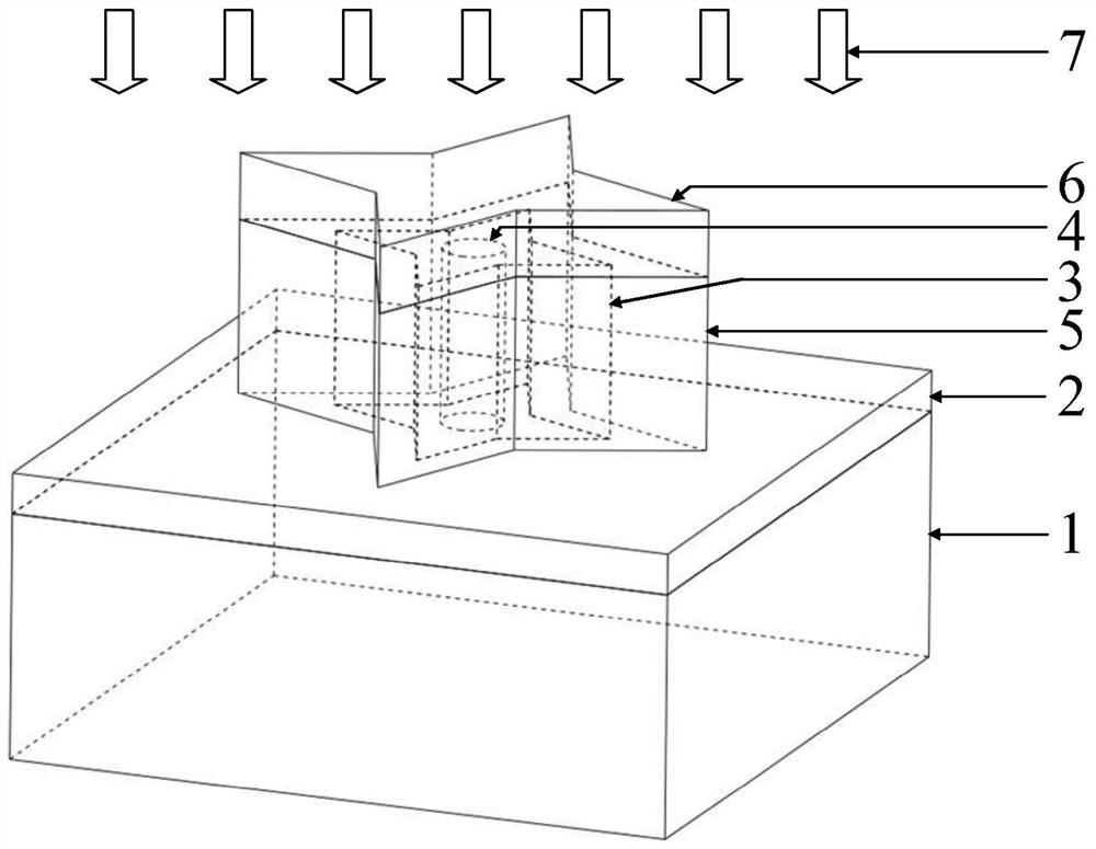 Metal and dielectric compounded high-temperature-resistant solar spectrum selective absorption structure