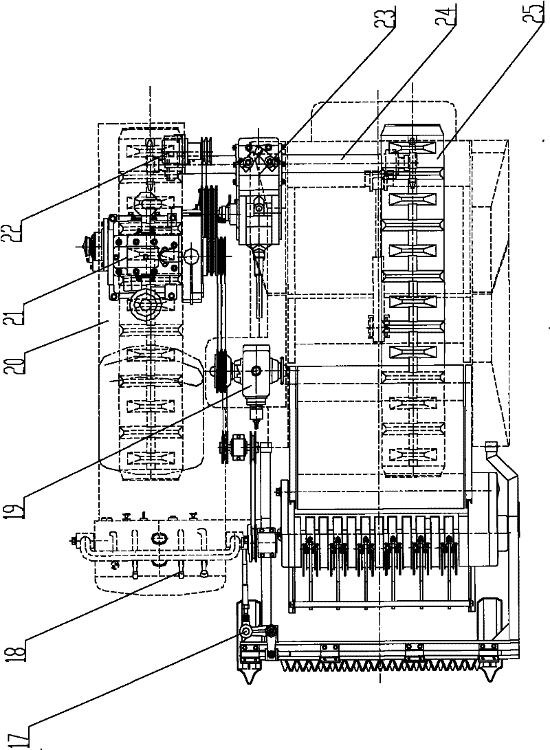 Device for picking up and bundling straw stalks