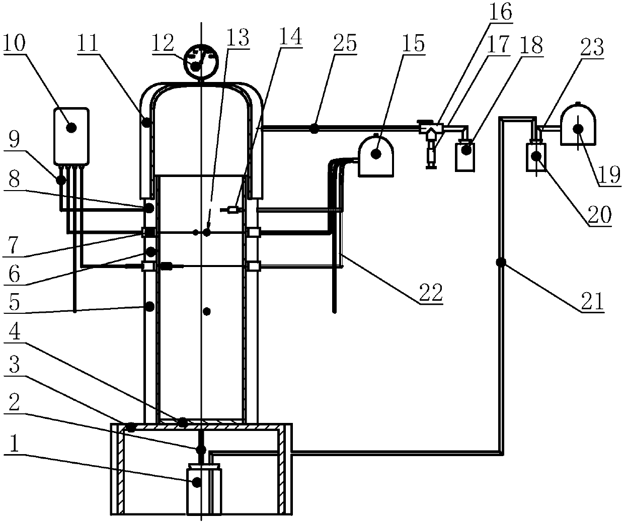 A device for simulating the migration and transformation of soil water and fertilizer under different plow layer structures