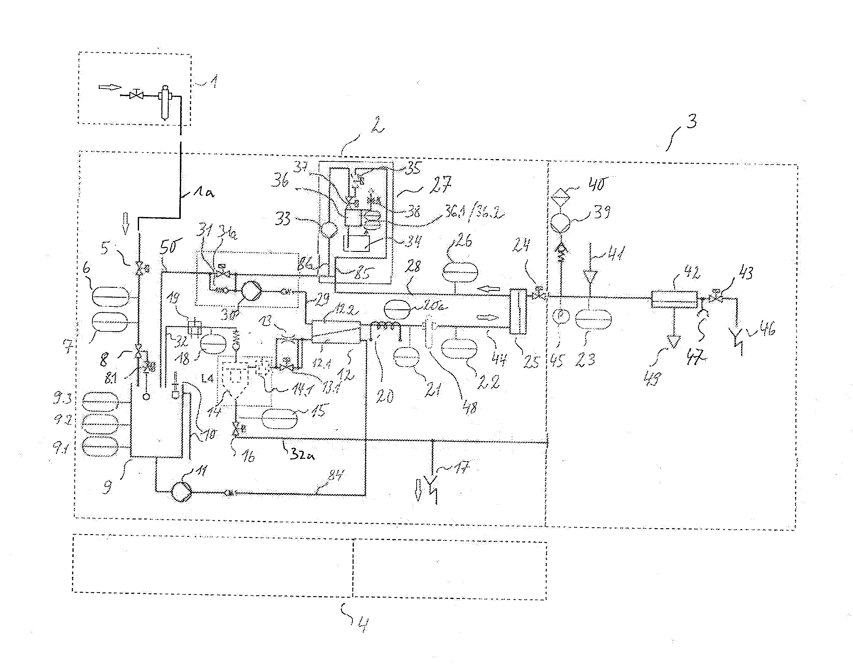 Ro installation for flushing solutions