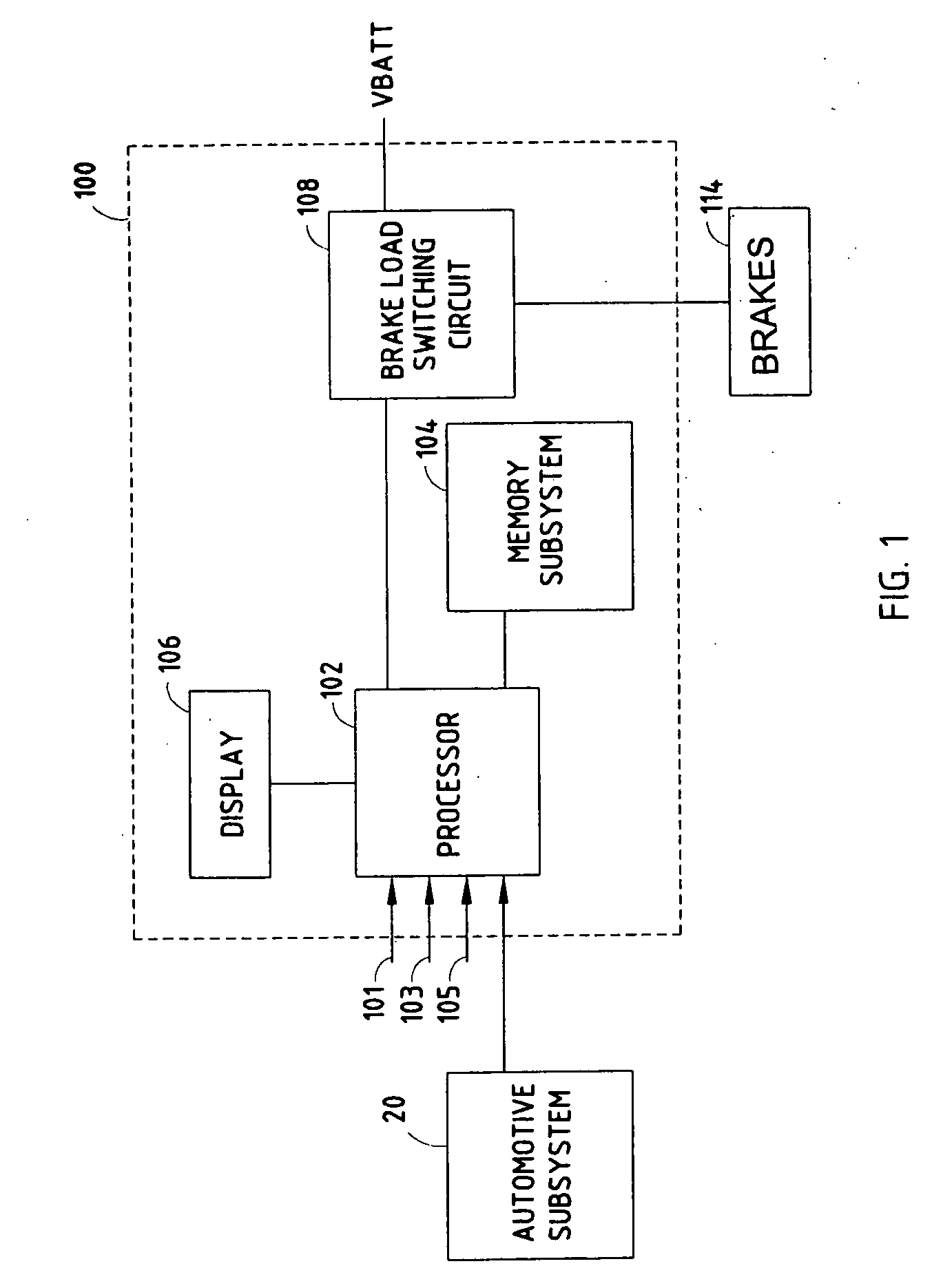 Brake control unit