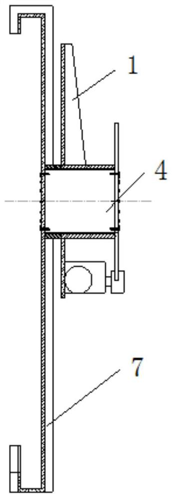 Overturning method utilizing overturning device of mining dump truck box hopper