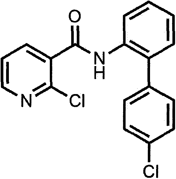 Boscalid-containing fungicidal composition and application thereof