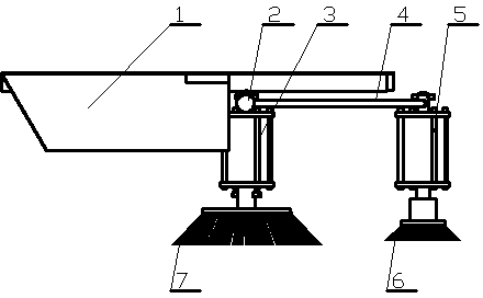 Rubbish sweeper with movable front small brush