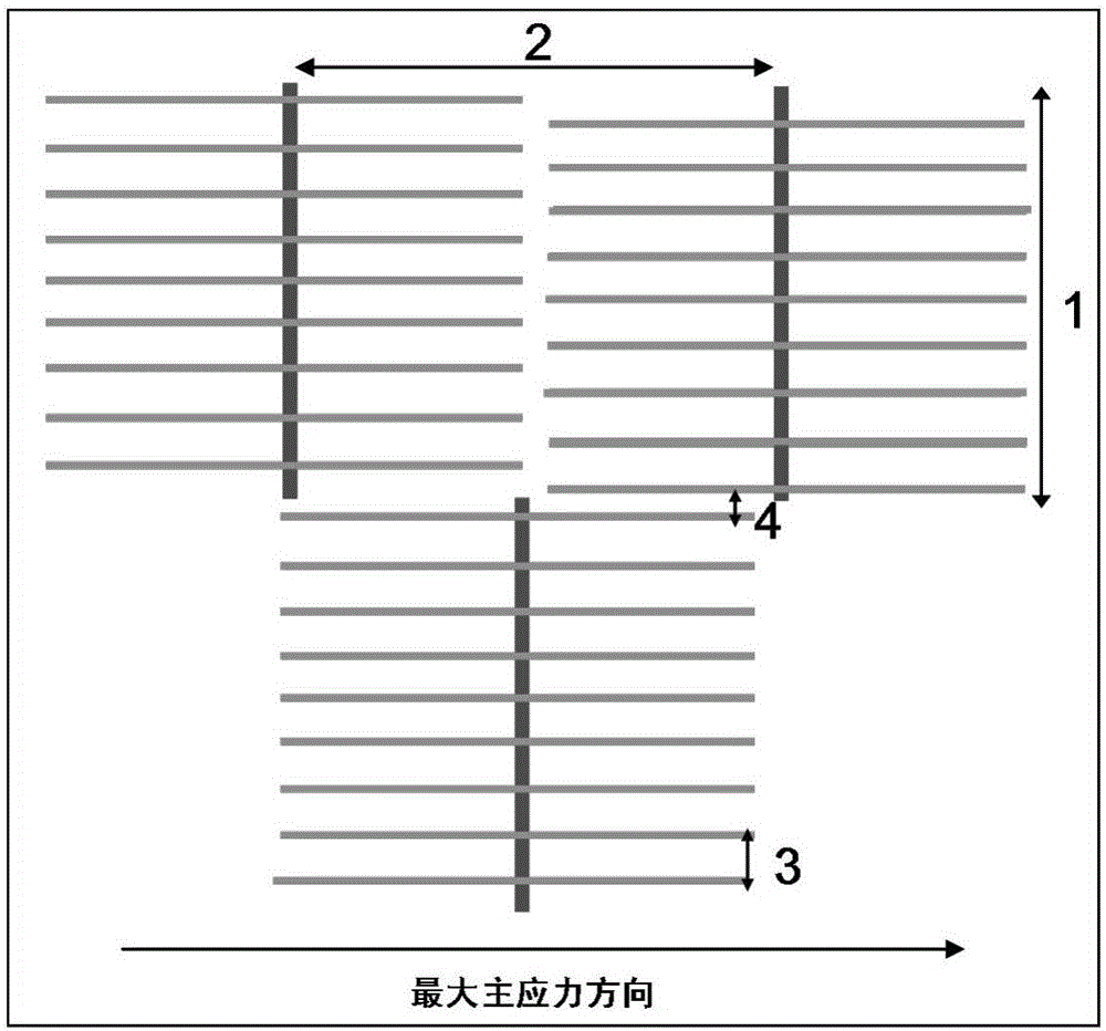 A staggered well arranging method for ultra-low permeability tight oil reservoir volume fracturing horizontal well quasi-natural energy exploitation