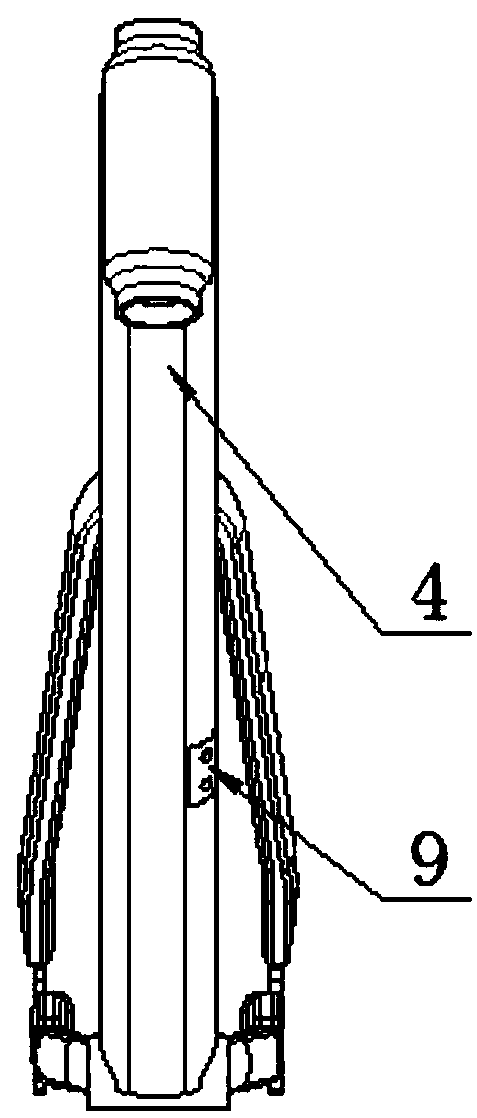 Battery box concealed mounting structure for Z-shaped vehicle beam pipe