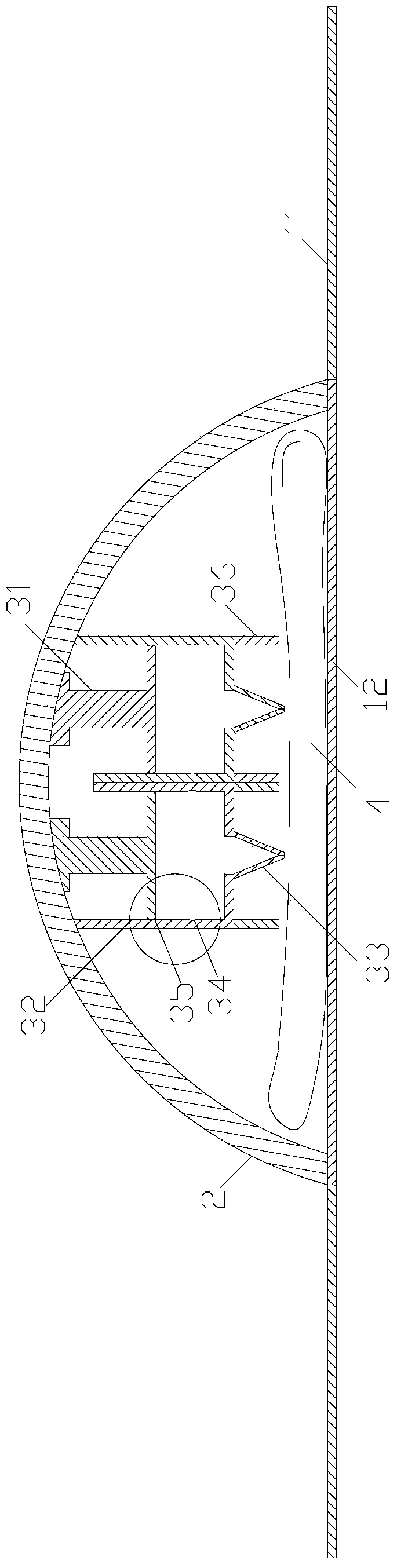 Adhesive micro hypodermic injection device