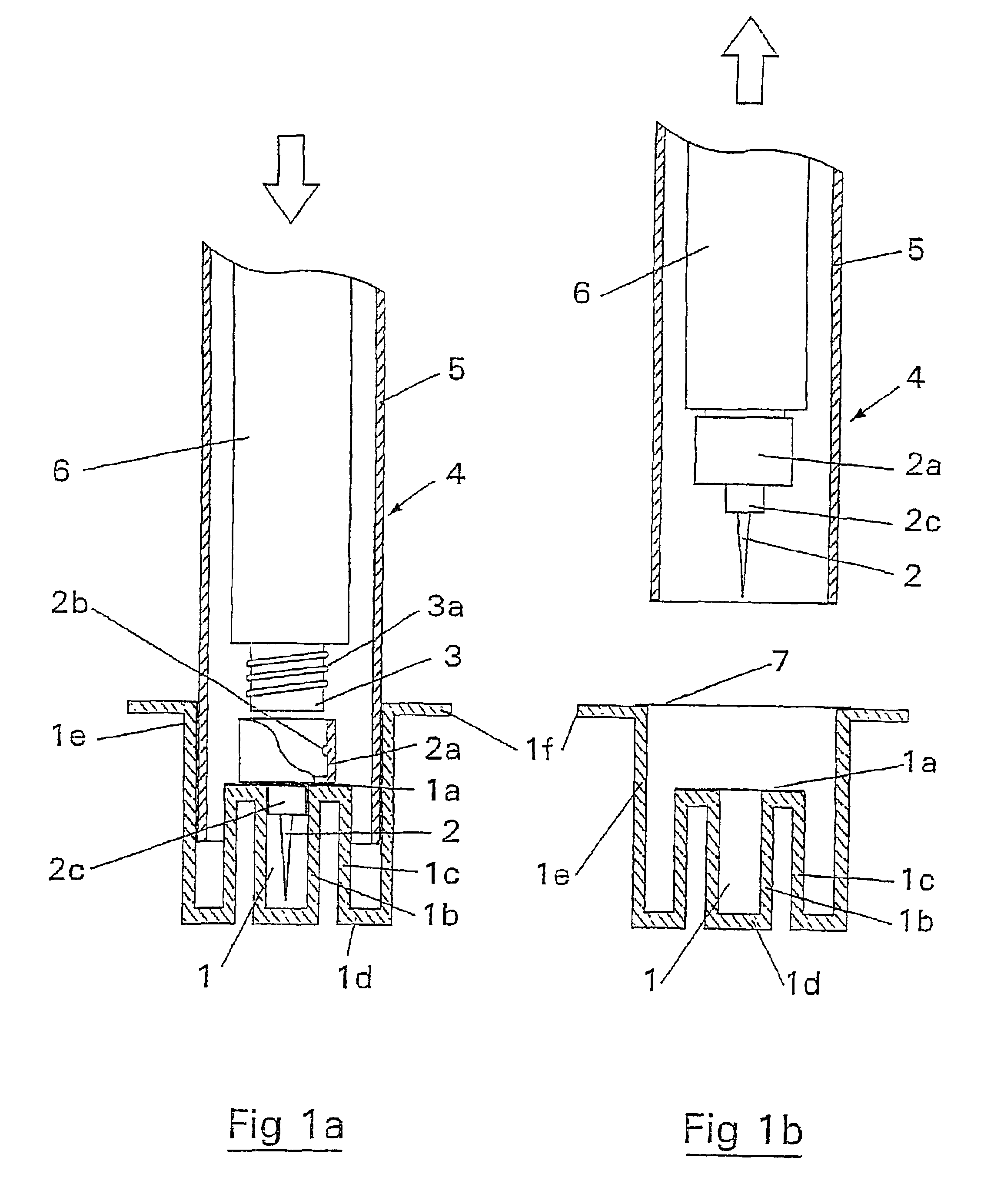 Storage container for at least one hypodermic needle