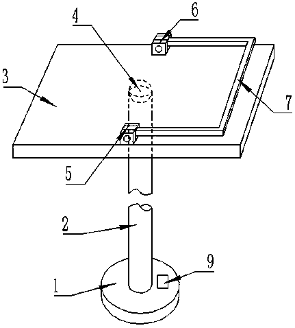 Negative pressure adsorption music score page turning device