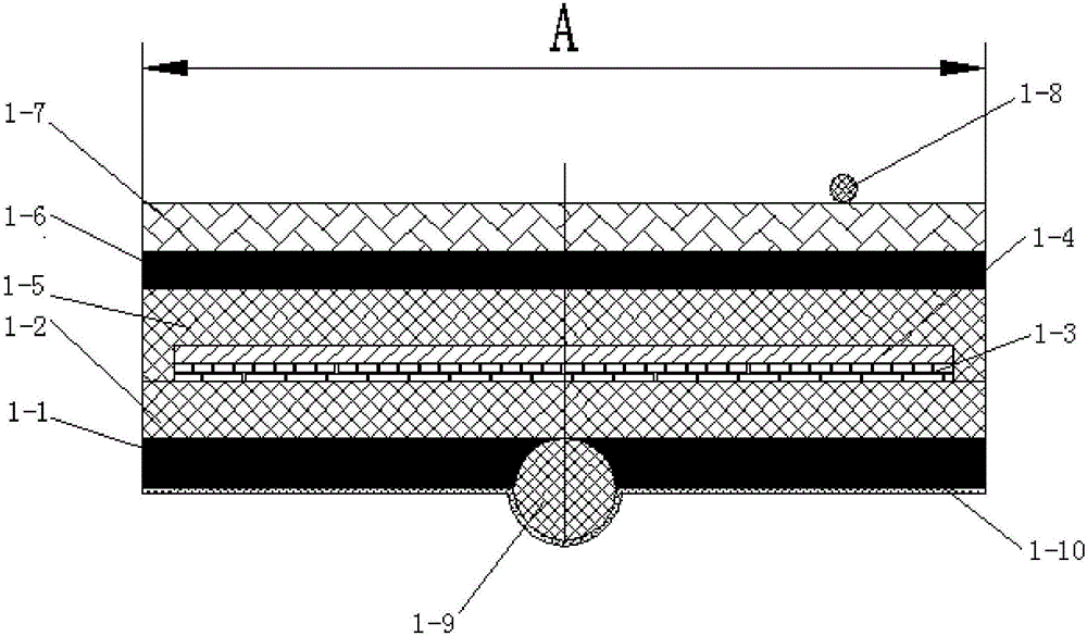 Cover plate for dam concrete water-stopping surface