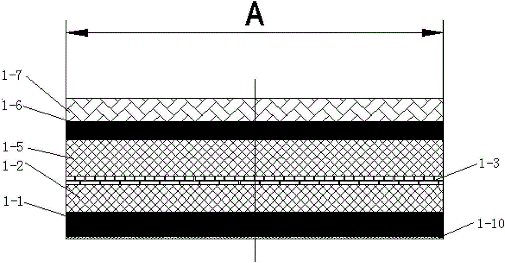 Cover plate for dam concrete water-stopping surface